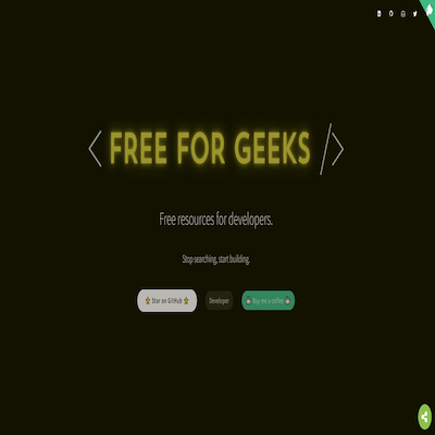 Free For Geeks site